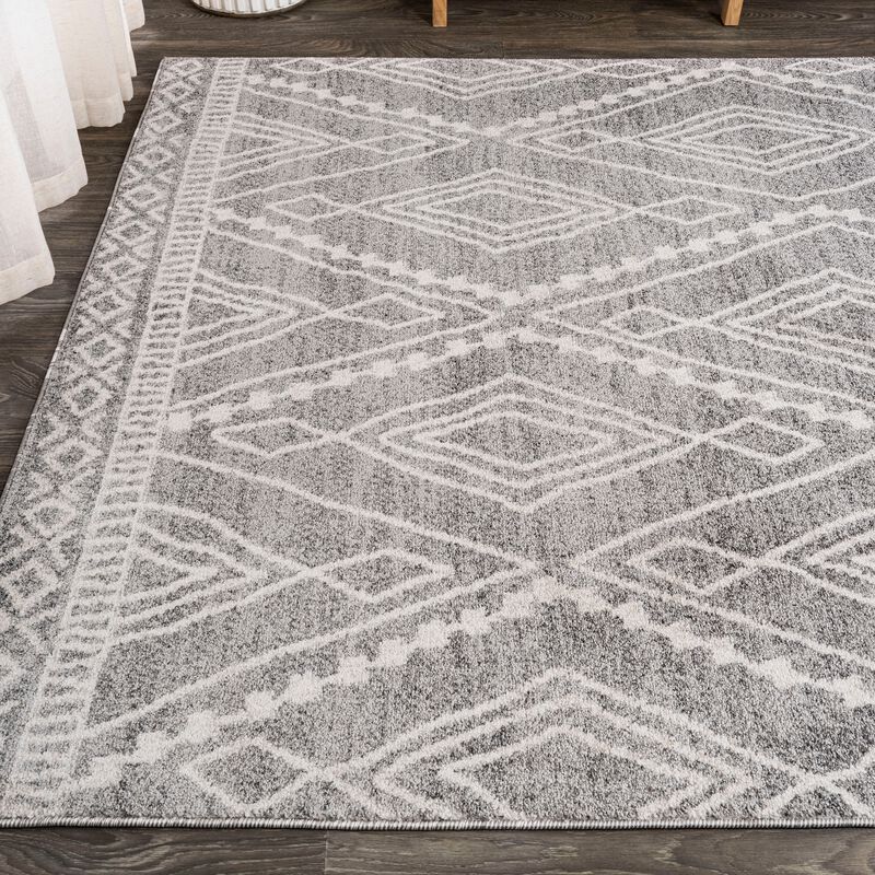 Rih Moroccan Style Diamond Area Rug