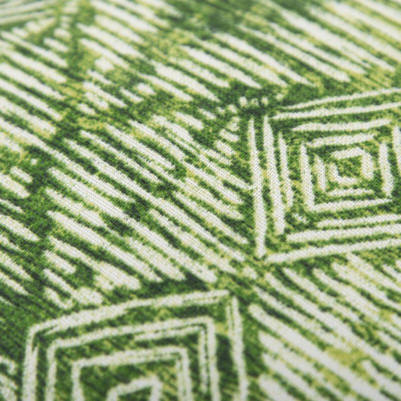22"x22" Indoor/Outdoor Pillow, Green Batik