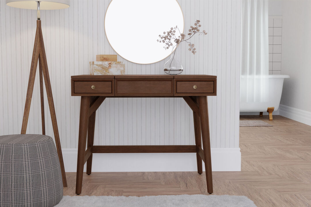 Flynn Bedroom Vanity, Walnut