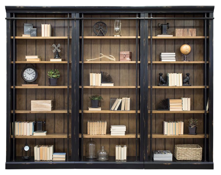 Three Bookcase with Ladder