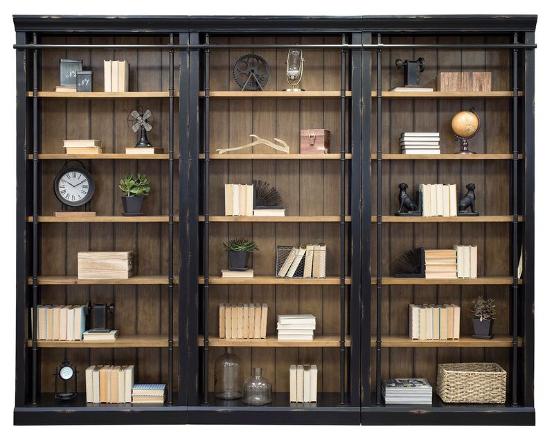 Three Bookcase with Ladder