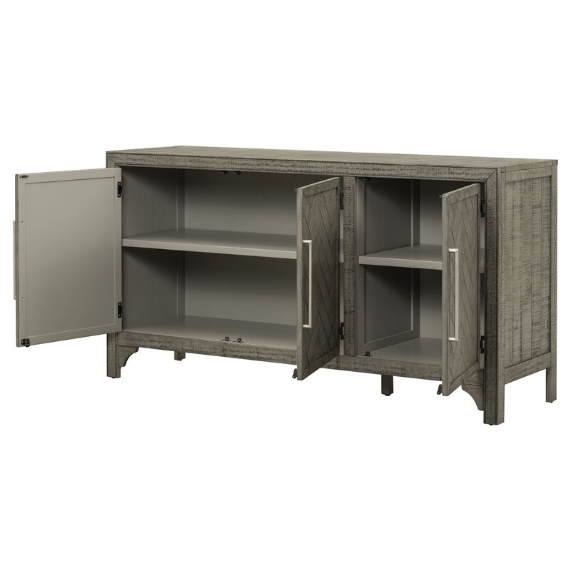 Merax Modern Storage Cabinet Sideboard with Adjustable Shelves