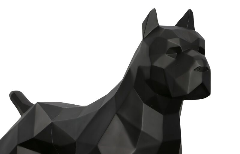 Pitbull Facet Sculpture