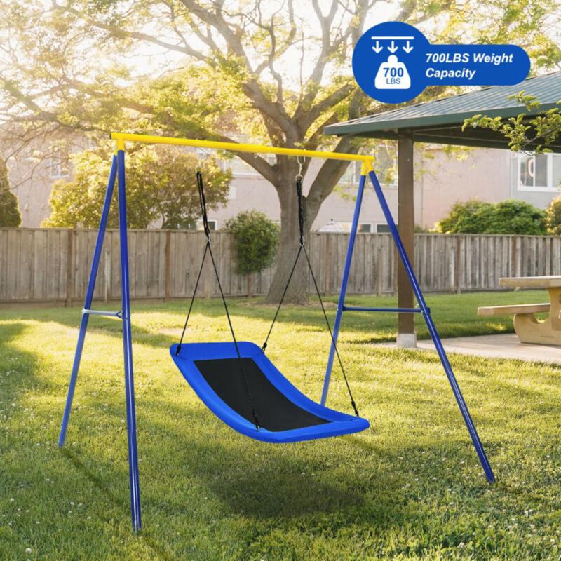 Hivvago 60 Inch Platform Tree Swing 700 lbs for Kids and Adults