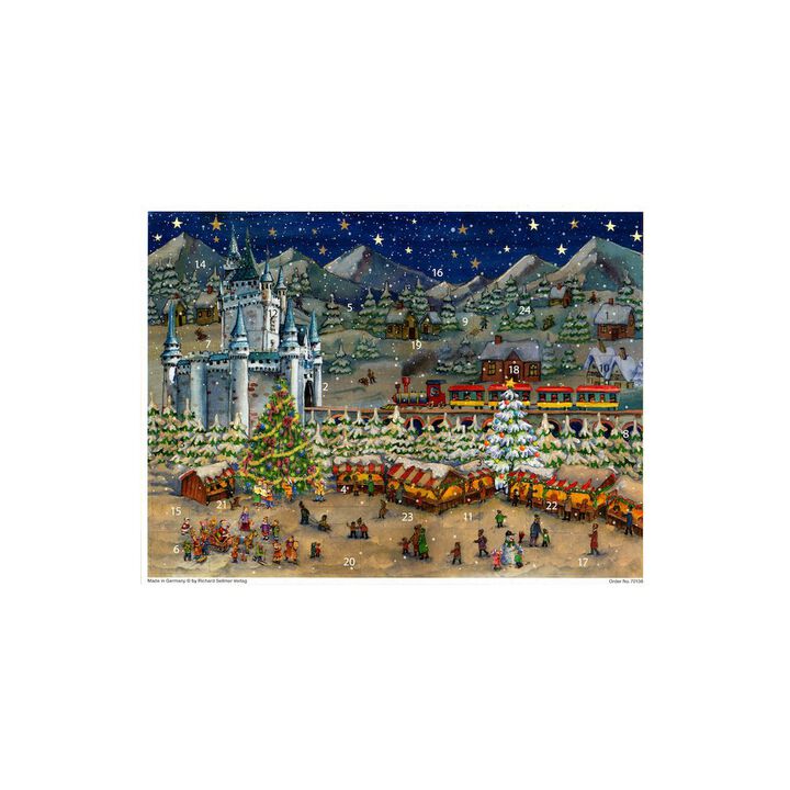 SELLMER Advent - Christmas Market at Neuschwanstein (With Envelope)