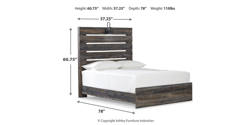 Drystan Full Panel Bed