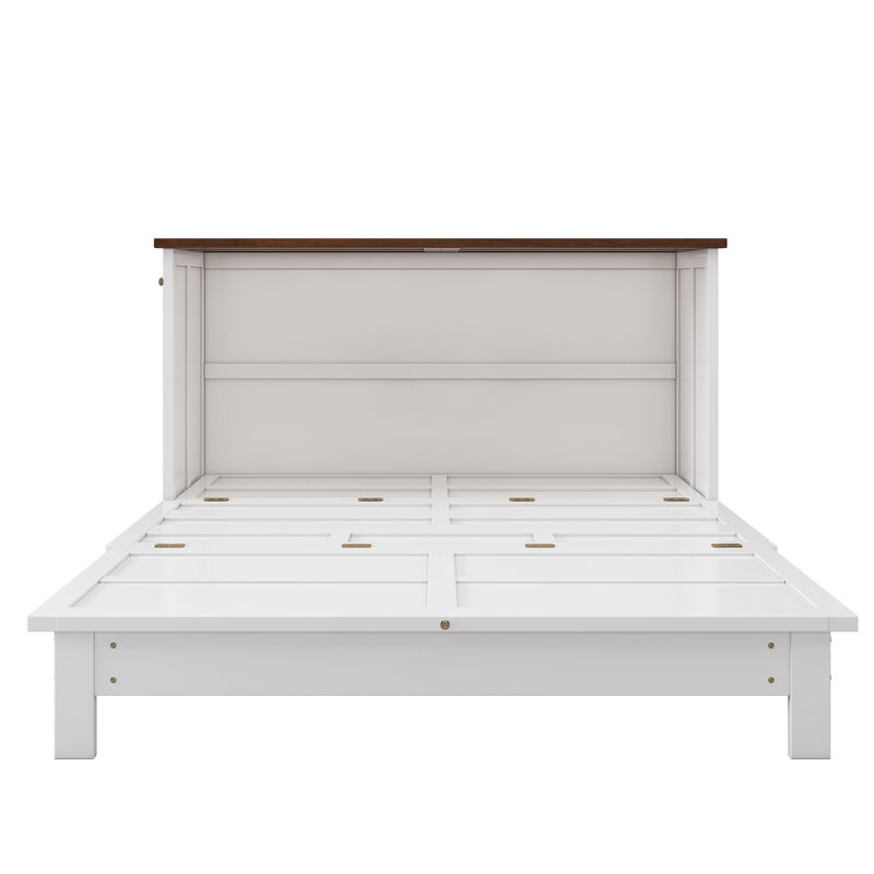 Merax Murphy Bed Cabinet with Charging Station