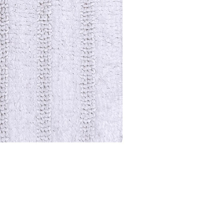 Knightsbridge Linear 220 GSF Reversible Bath Rug 24 x 40 - White