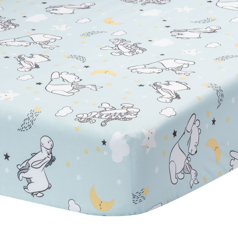 Bedtime Originals Starlight Pooh 3-Piece Crib Bedding Set - Blue, Animals
