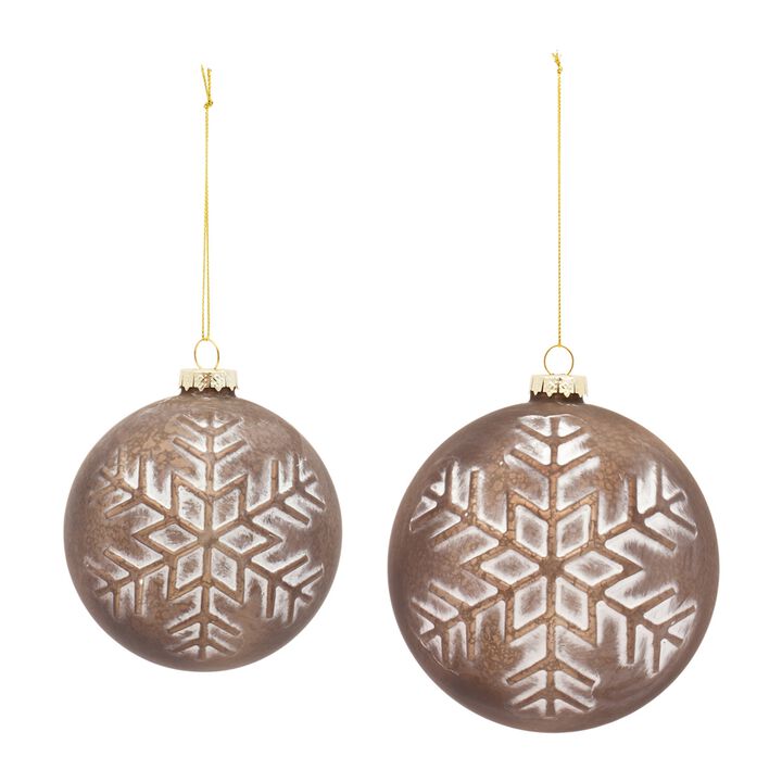 Ball Christmas Ornament for Holiday Tree Decoration (Set of 4)