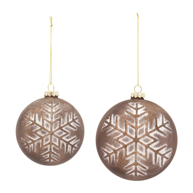 Ball Christmas Ornament for Holiday Tree Decoration (Set of 4)