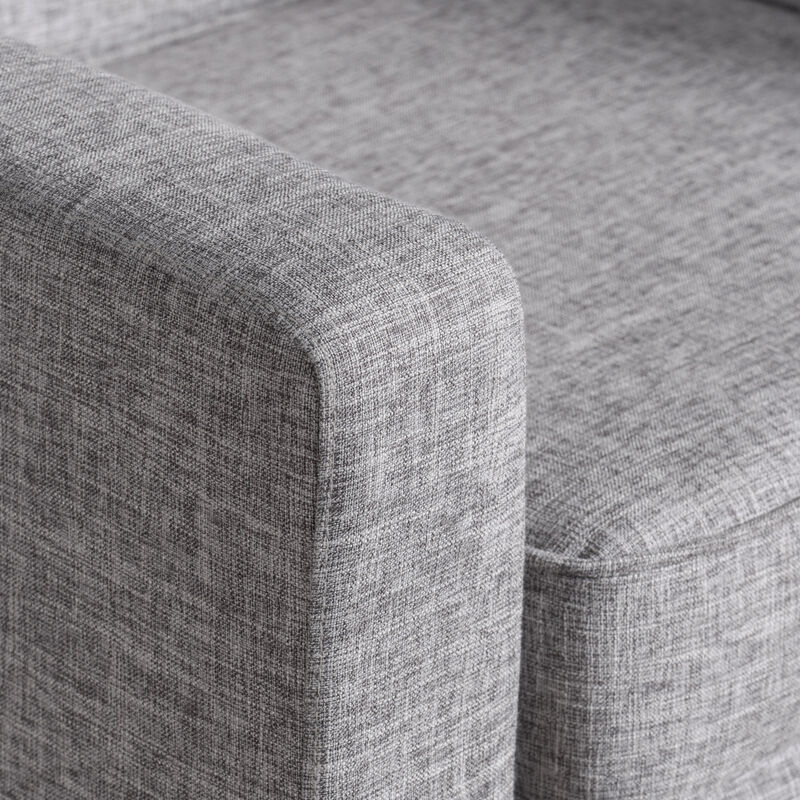 Merax Fabric Club Chair Accent Chair