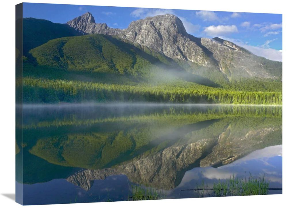 The Wedge overlooking Wedge Pond, Kananaskis Country, Alberta, Canada-Canvas Art-32x24