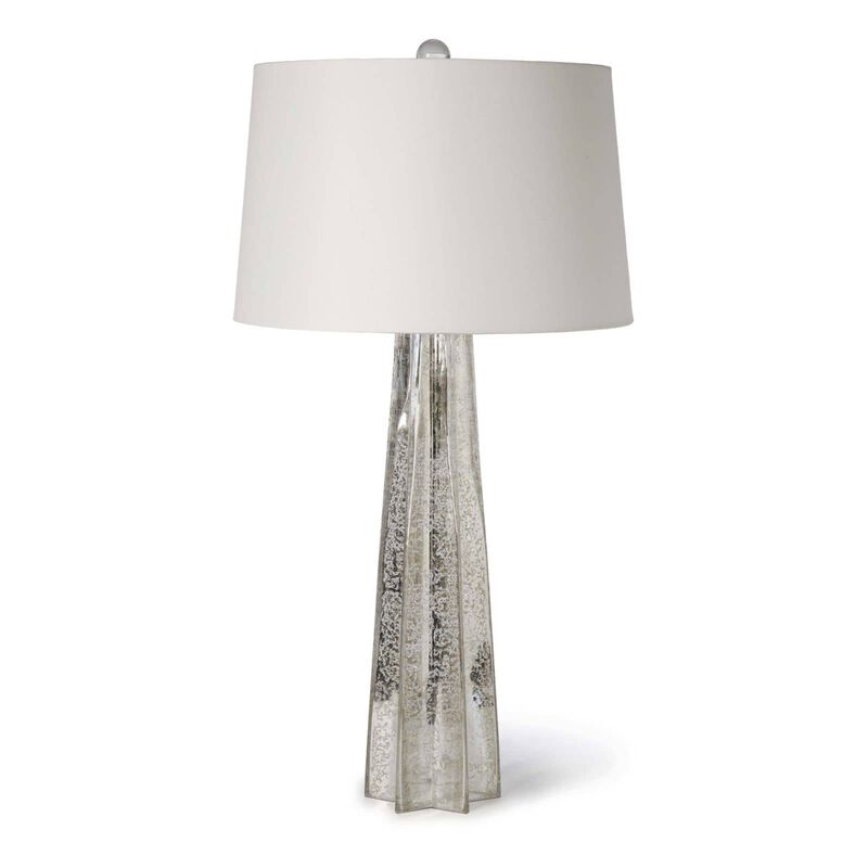 Glass Star Table Lamp