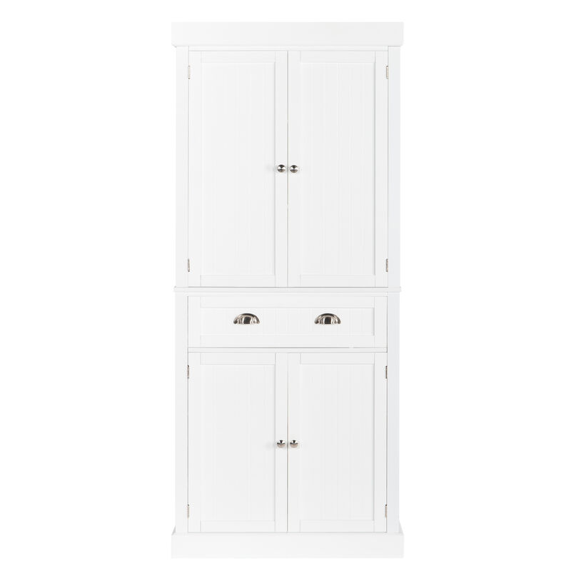 Storage Cabinet with Double Doors and Drawers for Living Room & Bedroom