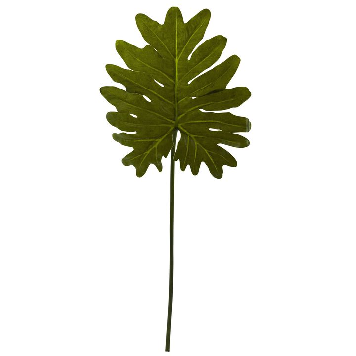 Hivvago Selloum Philo Single Leaf Stem (Set of 12)
