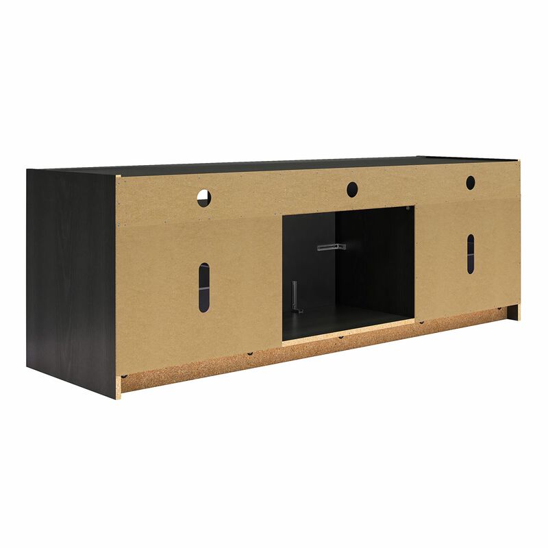 Ameriwood Home Terrene Fireplace Space Heater TV Stand for TVs up to 75"