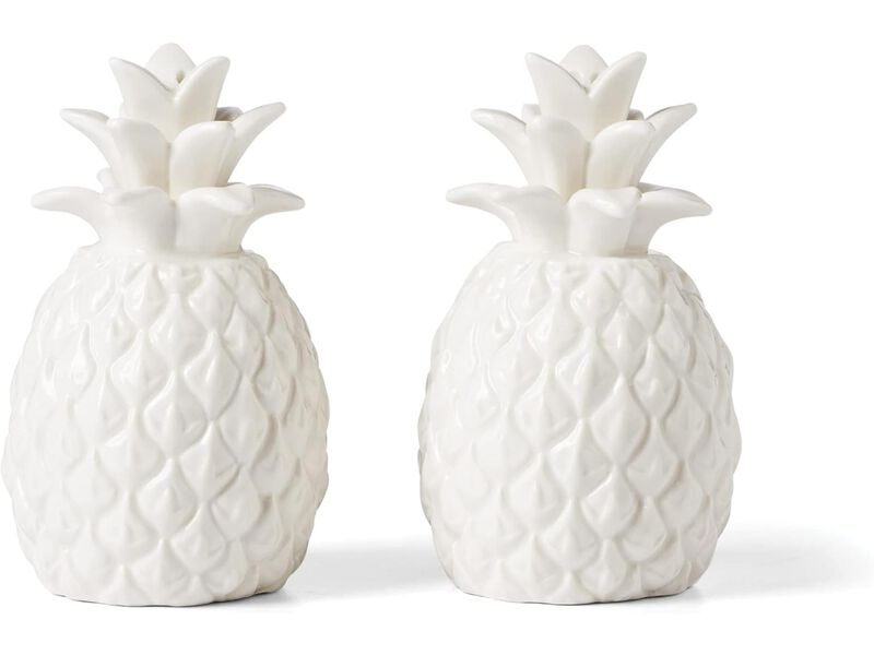 Lenox Tabletop Gifts Salt & Pepper, Pineapple, White
