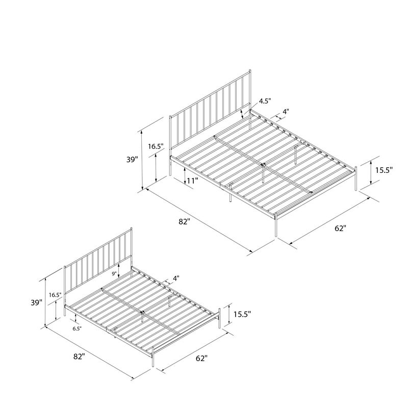 Ares Metal Bed