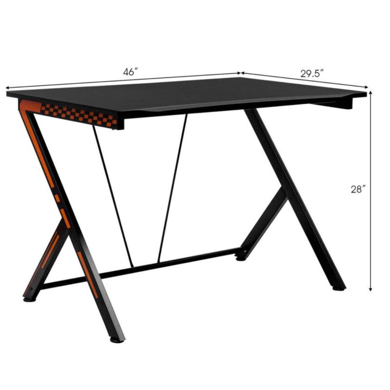 Hivvago Home Office Modern Ergonomic Study Computer Desk for Small Space