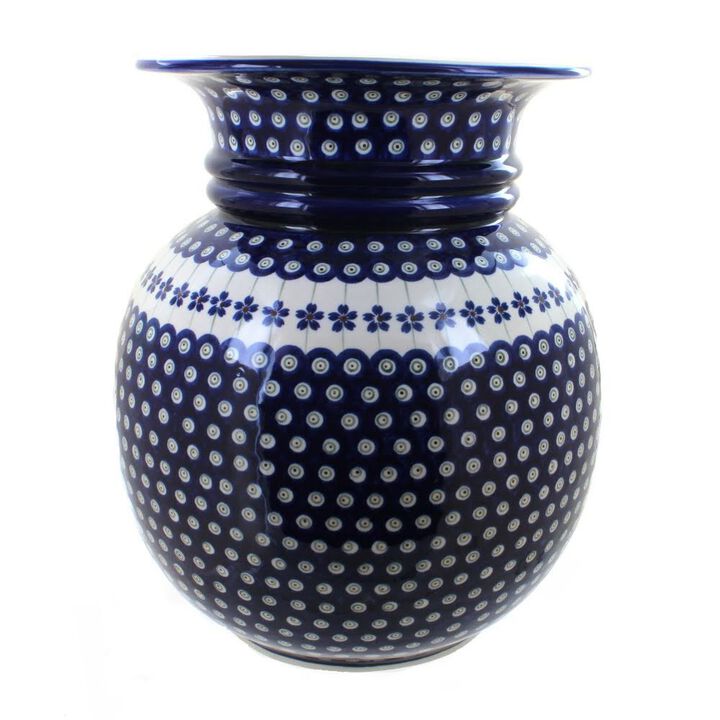 Blue Rose Polish Pottery Zara Floor Vase