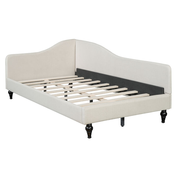 Merax L-Shaped Linen Upholstered Daybed