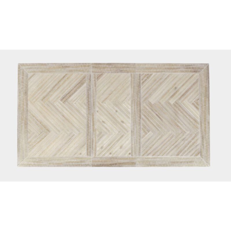 Jofran Herringbone Distressed Acacia Counter Height 78 Dining Table