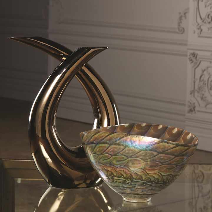 Loop Sculpture- Bronze