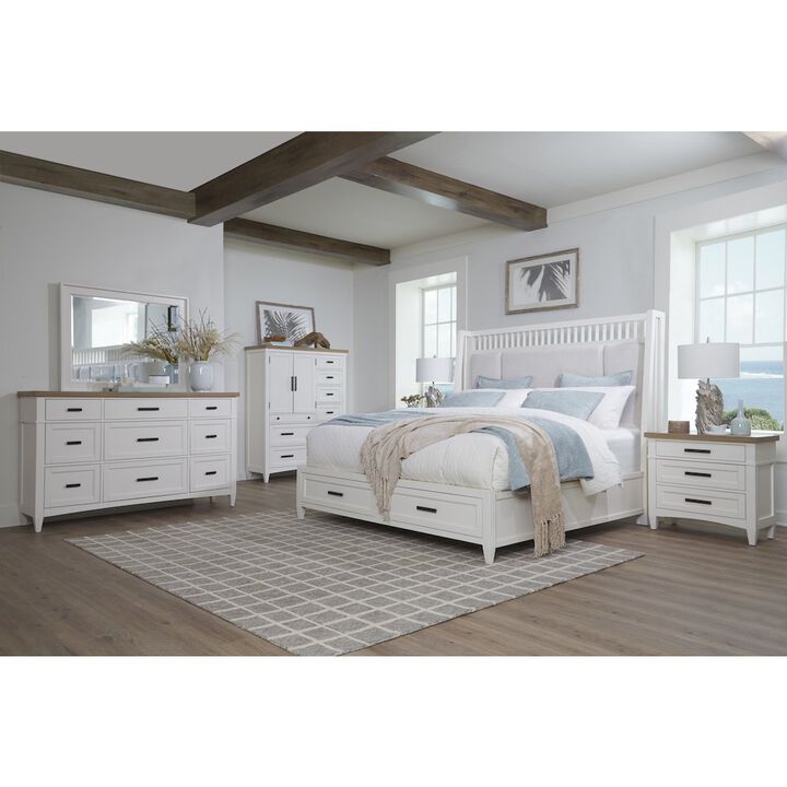 Parker House Furniture Parker House Americana Modern Bedroom 9 Drawer Dresser and Mirror