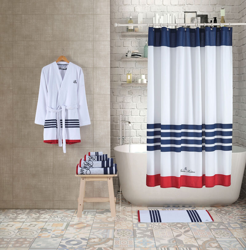 Brooks Brothers Nautical Blanket Stripe Shower Curtain