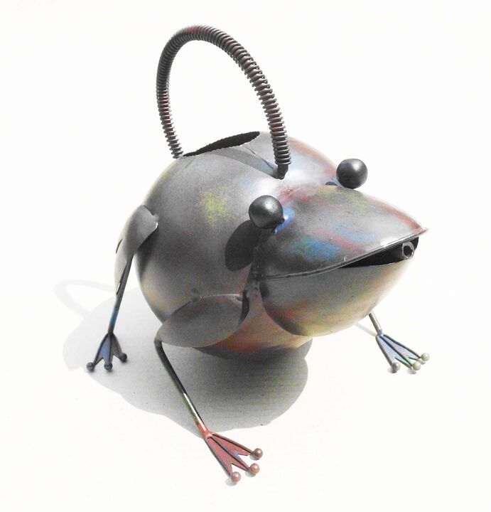 Iron Frog Watering Can