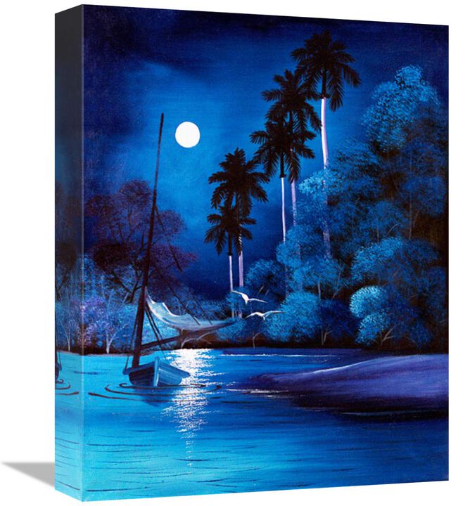 Blue Acres-Canvas Art-12x16