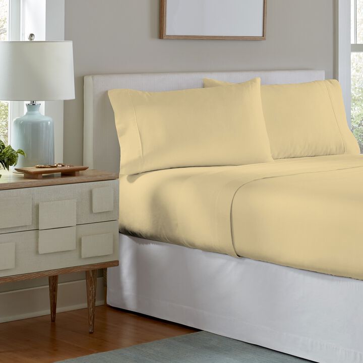 Pointehaven 190 GSM 100% Cotton Storm Grey Solid Flannel Deep Pocket 3 pc Sheet Set, Twin Extra Long
