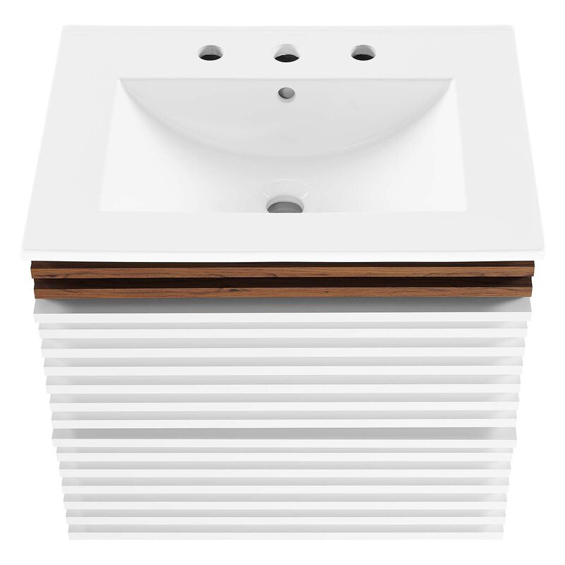 Render 24" Wall-Mount Bathroom Vanity