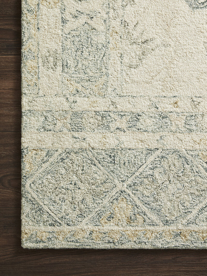 Norabel NOR01 Ivory/Slate 7'9" x 9'9" Rug