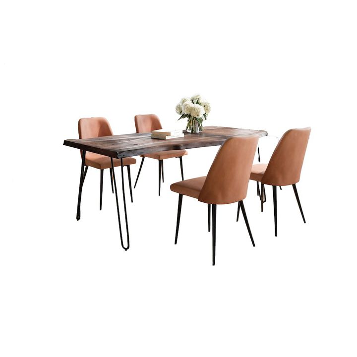 Jofran Nature's Edge Five Piece Solid Acacia Dining Set