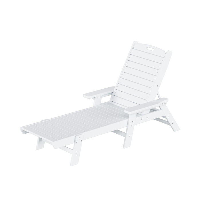 WestinTrends Adirondack Outdoor Chaise Lounge