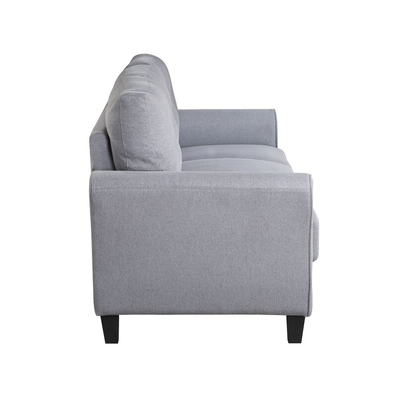 Merax Linen Upholstered Couch 3-Seat Sofa