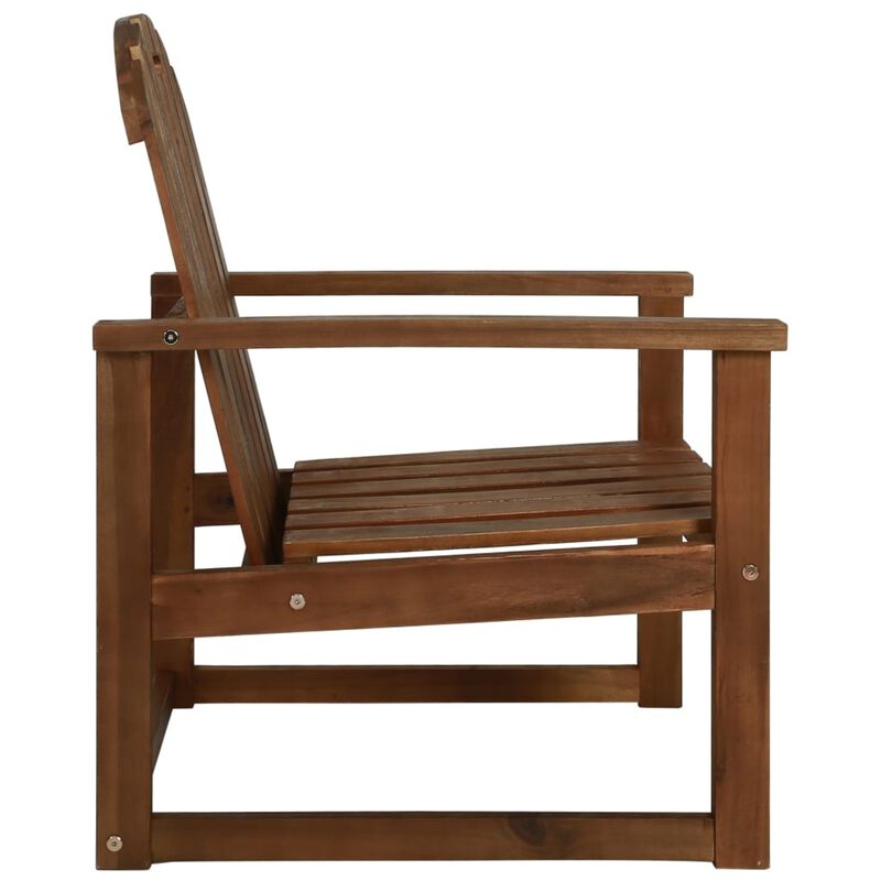 vidaXL Garden Sofa Chairs 2 pcs Solid Acacia Wood