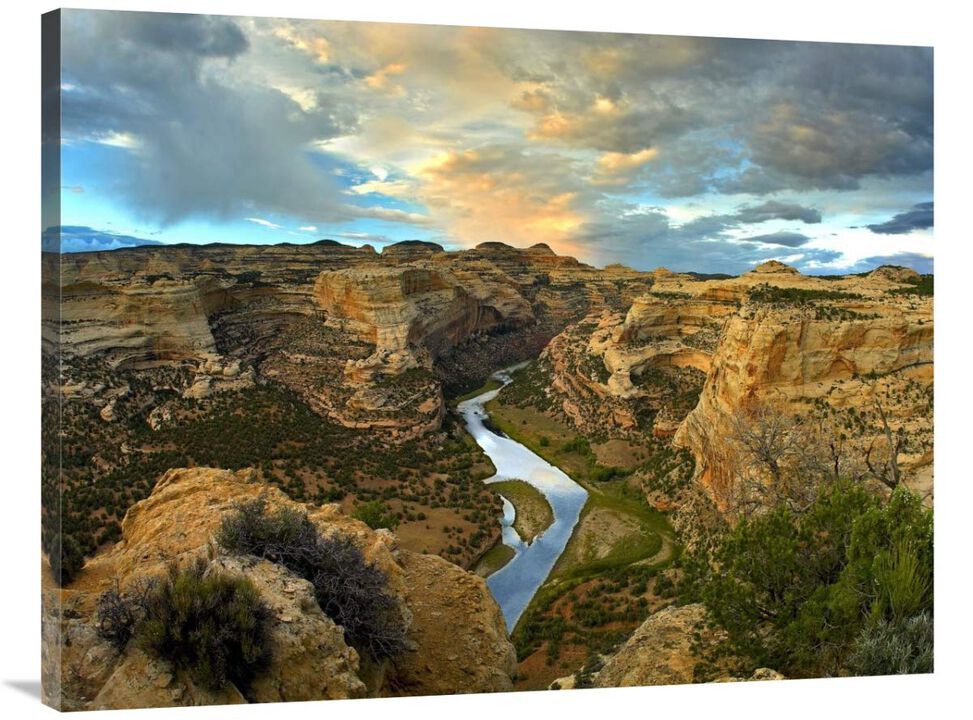 Yampa River, Dinosaur National Monument, Colorado-Canvas Art-40x30