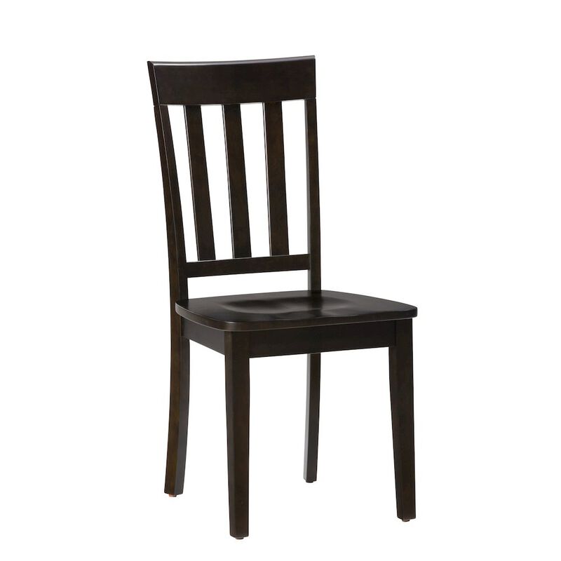 Jofran Simplicity Solid Wood Classic Slat Back Dining Chair (Set of 2)