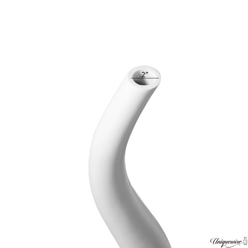 62" Tall Animal Horn Shape Floor Vase