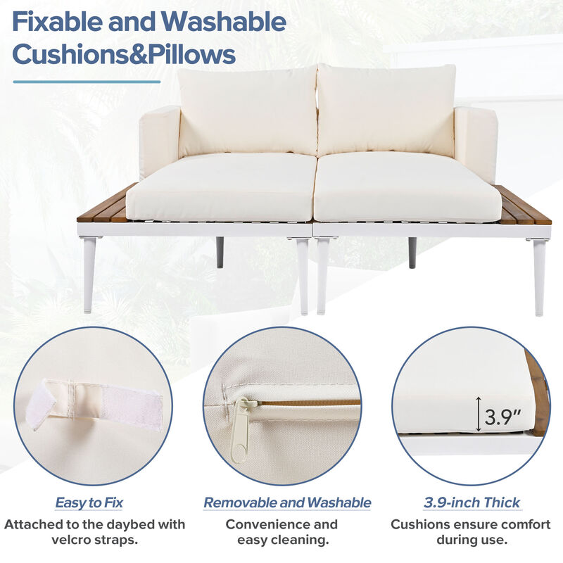 Merax Modern Outdoor Daybed Patio