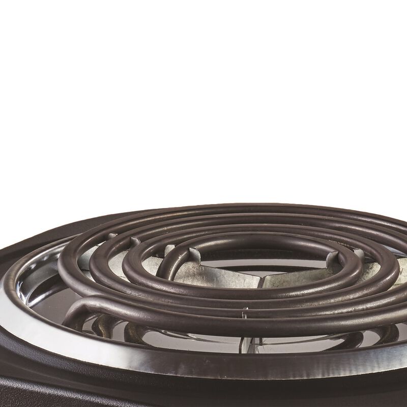 Brentwood TS-321BK 1000 Watt Single Electric Burner in Black