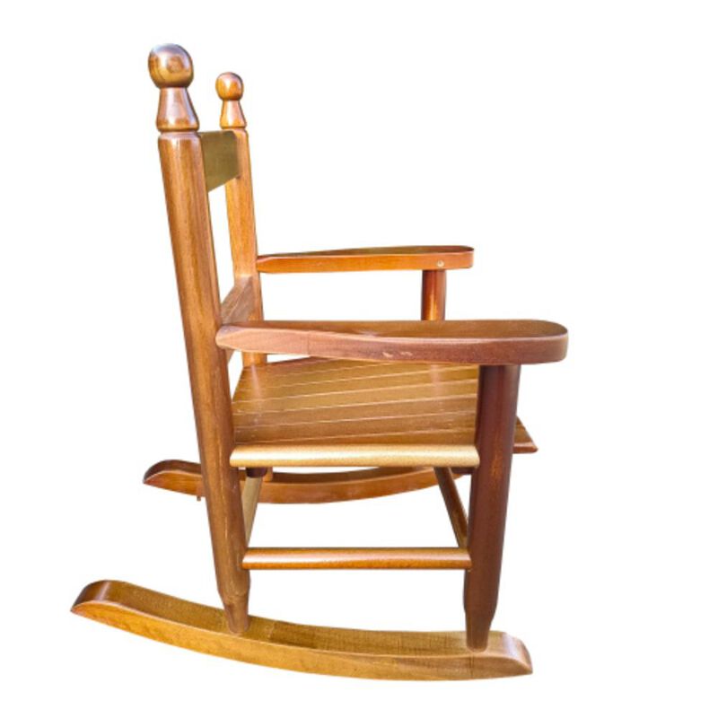 Children's rocking chair- Indoor or Outdoor -Suitable for kids-Durable-populus wood-oak