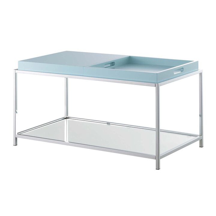 Convenience Concepts Palm Beach Coffee Table, Sea Foam