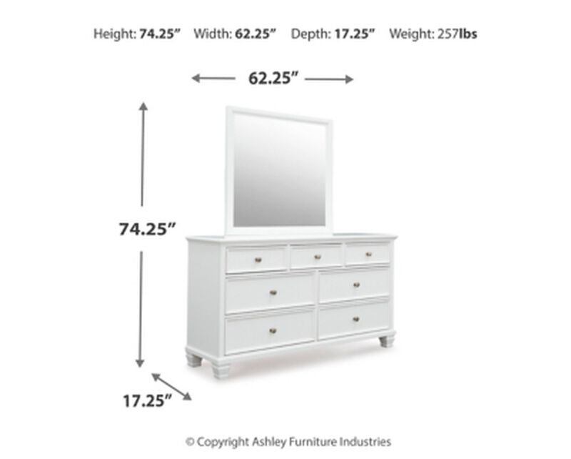 Fortman Dresser and Mirror