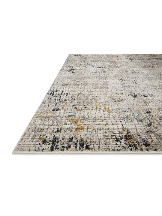 Leigh LEI06 Ivory/Granite 18" x 18" Sample Rug