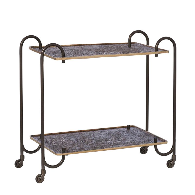 Blade Bar Cart-Bronze