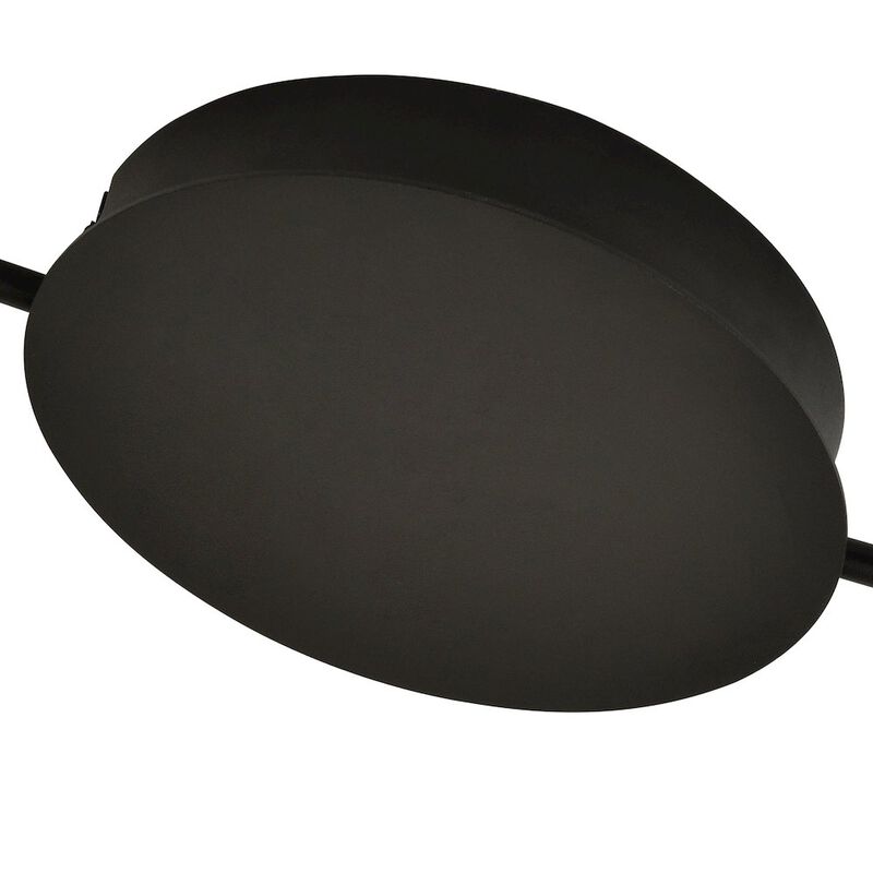 VONN Lighting 100-277V Pendant Light Height Adjustable Integrated LED Black Chandelier